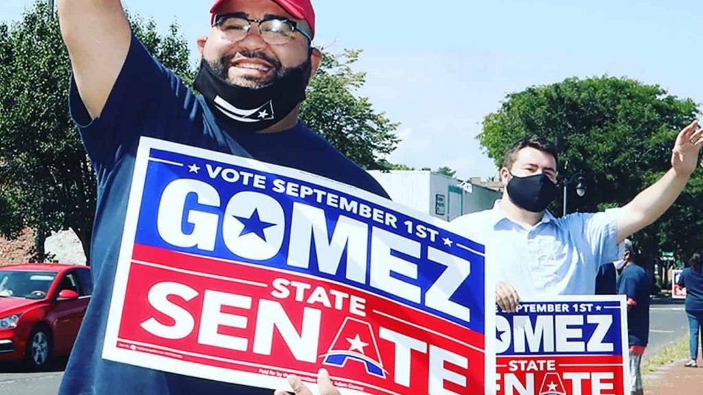 Adam Gomez: first Latino to serve in the Massachusetts senate