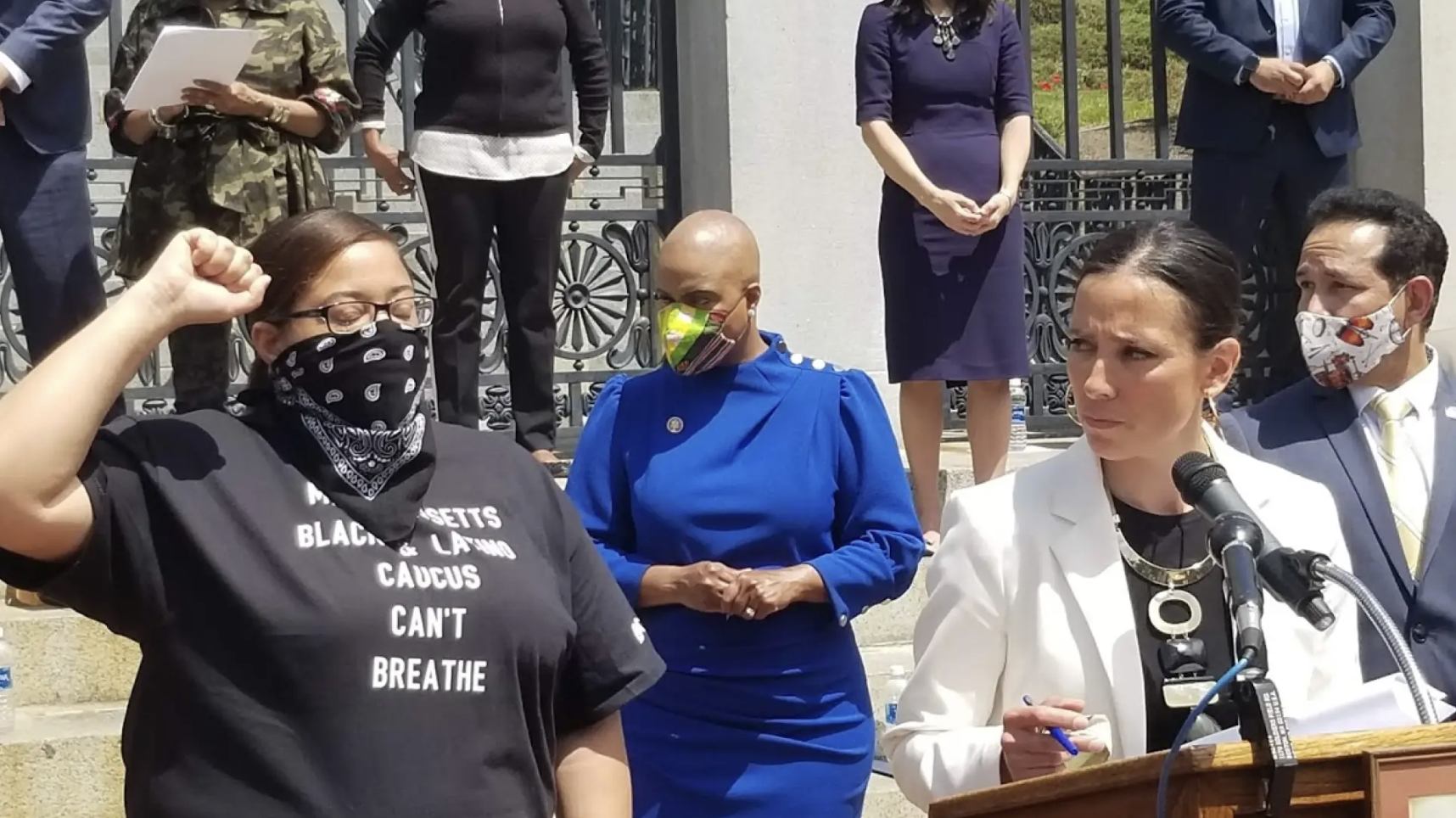 Black and Latino Caucus work alongside Healey, Wu toward increased protections against ICE